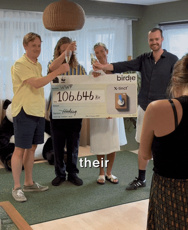 WWF x Birdie — €15.000 donation (August, 2024)